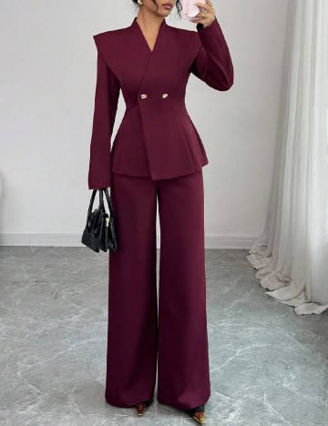 Compleu SHEIN, visiniu