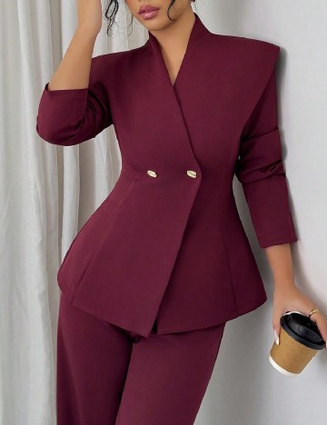 Compleu SHEIN, visiniu