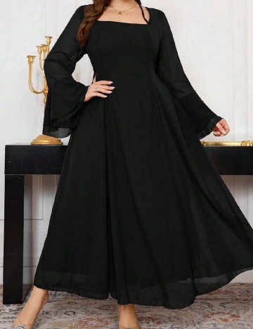 Rochie lunga SHEIN CURVE, negru