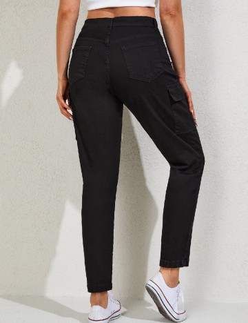 Blugi SHEIN CURVE, negru