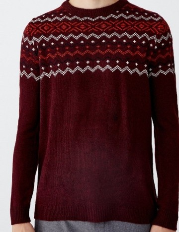 Pulover Pull&Bear, visiniu