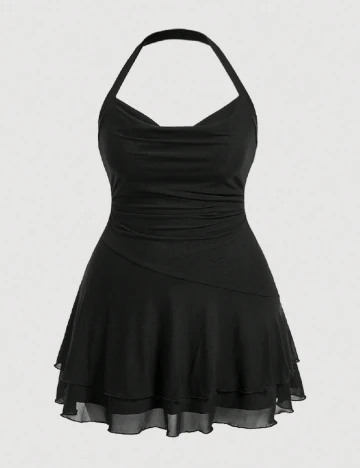 Rochie scurta SHEIN CURVE, negru