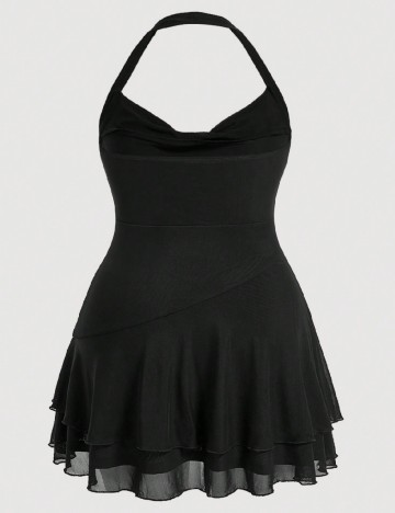 Rochie scurta SHEIN CURVE, negru