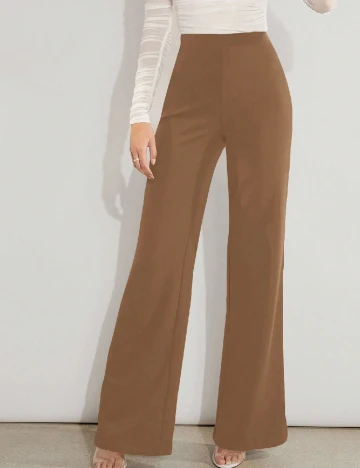 Pantaloni SHEIN, maro