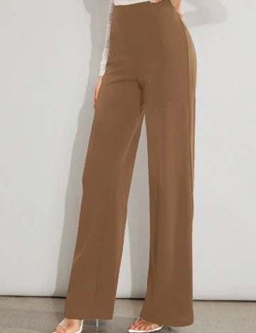 Pantaloni SHEIN, maro