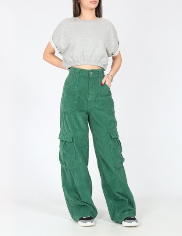 Pantaloni Bershka, verde