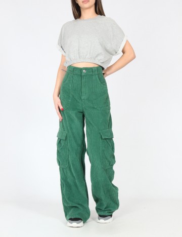Pantaloni Bershka, verde
