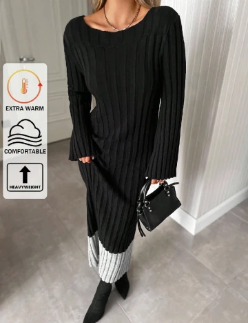 Rochie lunga SHEIN, negru