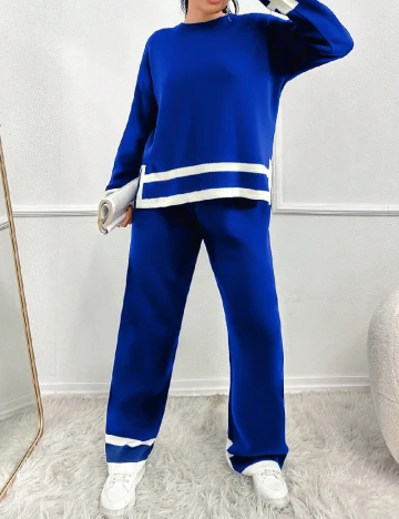 Compleu SHEIN CURVE, albastru