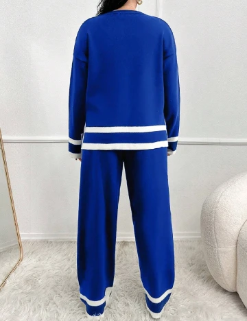 Compleu SHEIN CURVE, albastru