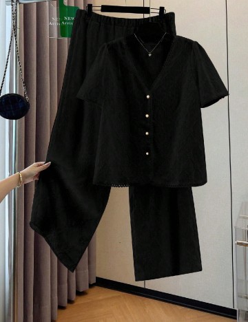 
						Compleu SHEIN CURVE, negru