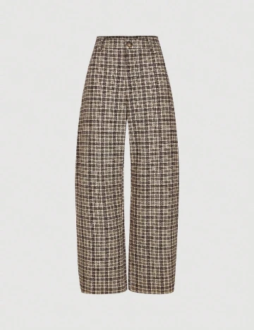 Pantaloni SHEIN, maro