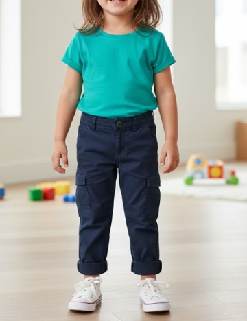 
						Pantaloni Zara, bleumarin inchis