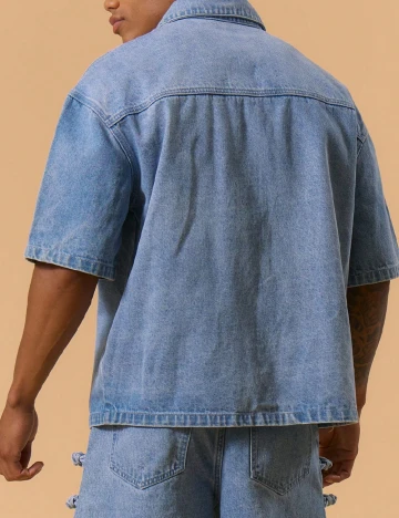 Camasa SHEIN, albastru