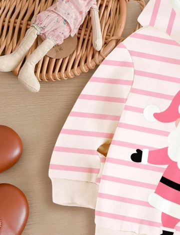 Compleu Shein Kids, roz/alb