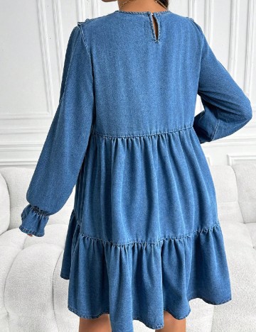 Rochie scurta SHEIN Maternity, albastru