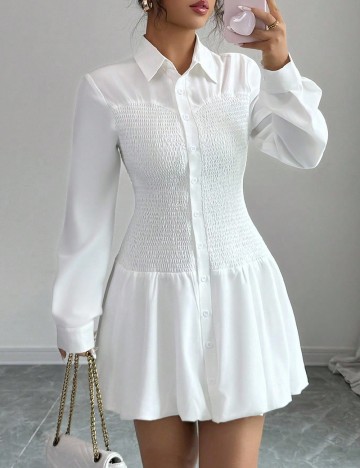 
						Rochie scurta SHEIN, alb