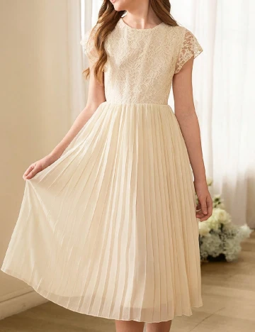 Rochie Shein Kids, crem