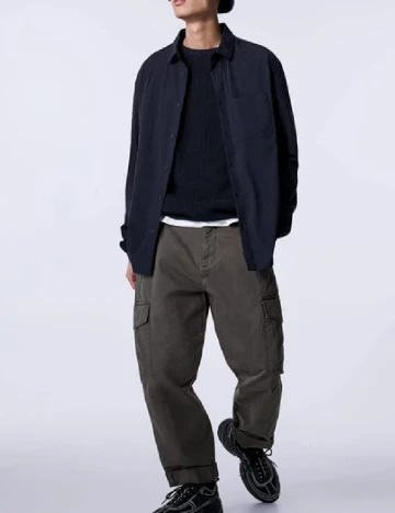 Camasa Zara, bleumarin