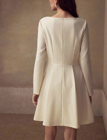 Rochie scurta MOTF, crem