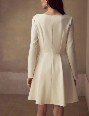 Rochie scurta MOTF, crem