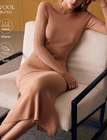 
						Rochie medie MOTF, piersica