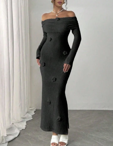 Rochie lunga SHEIN, negru