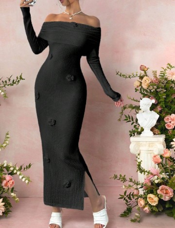 Rochie lunga SHEIN, negru