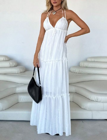 
						Rochie lunga SHEIN, alb