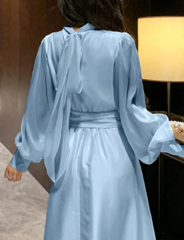 Rochie lunga Dazy, albastru