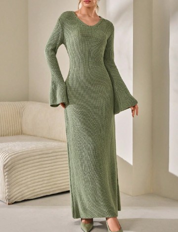 
						Rochie lunga SHEIN, verde