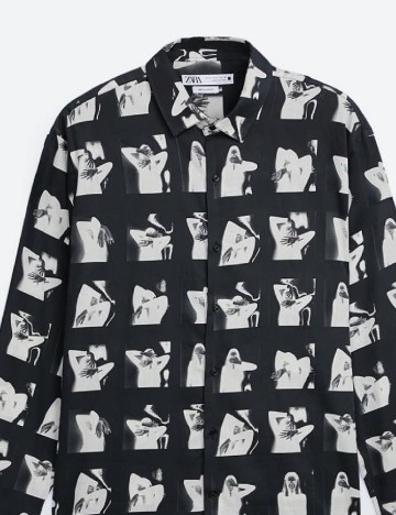 Camasa Zara, gri inchis