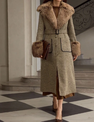 Palton Zeylah, mix culori