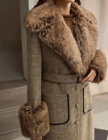 Palton Zeylah, mix culori