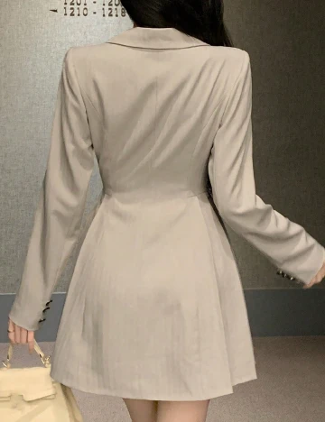 Rochie scurta Dazy, bej