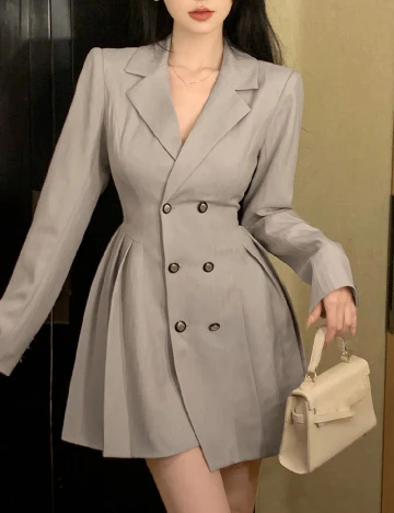 Rochie scurta Dazy, bej