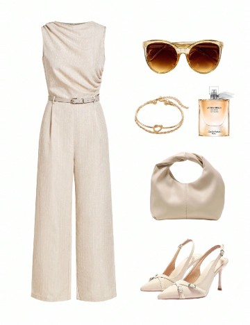 
						Salopeta SHEIN, crem