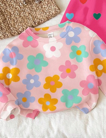 Set bluze 3 bucati Shein Kids, mix culori