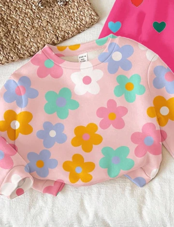 Set bluze 3 bucati Shein Kids, mix culori