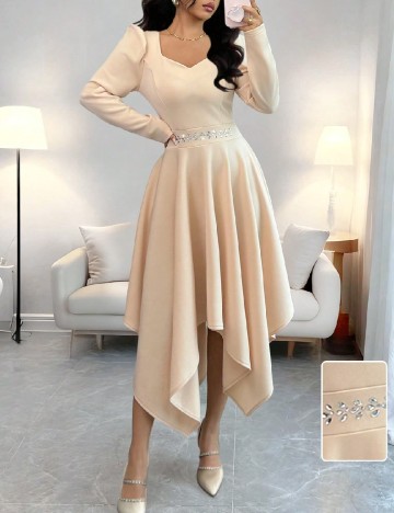 Rochie medie SHEIN, crem