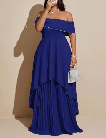 Rochie lunga SHEIN CURVE, albastru