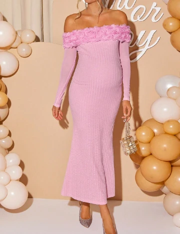 Rochie lunga SHEIN Maternity, roz