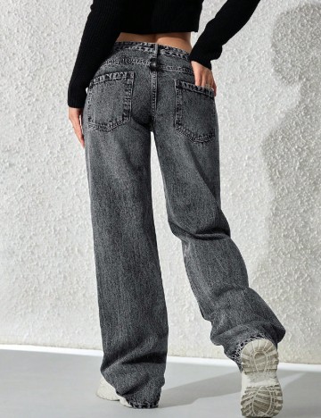 Blugi SHEIN, gri inchis