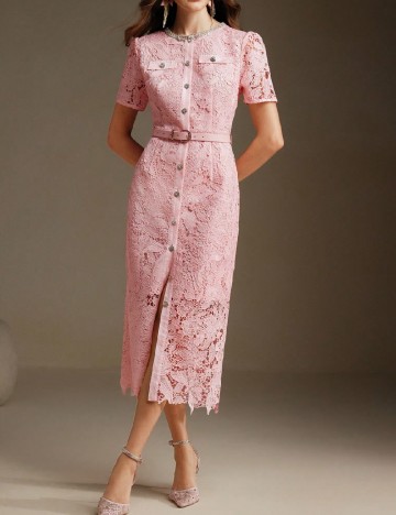 
						Rochie medie Anewsta, roz