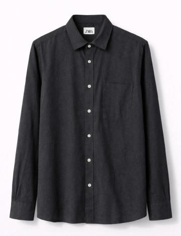 Camasa Zara, gri inchis