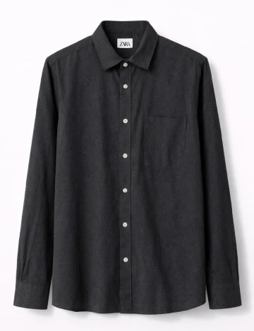 Camasa Zara, gri inchis