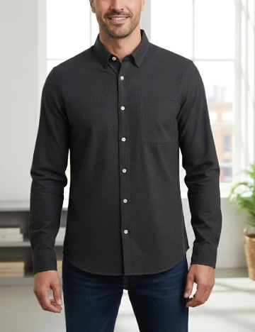 Camasa Zara, gri inchis