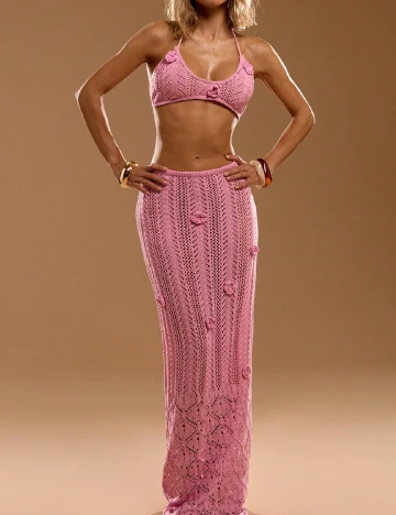 Compleu De Plaja SHEIN, roz