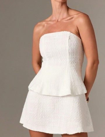 Rochie scurta AiiRZ, alb