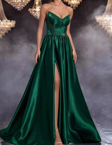 Rochie lunga SHEIN, verde